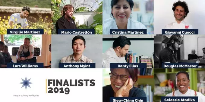 Finalistas Basque Culinary  World Prize 2019